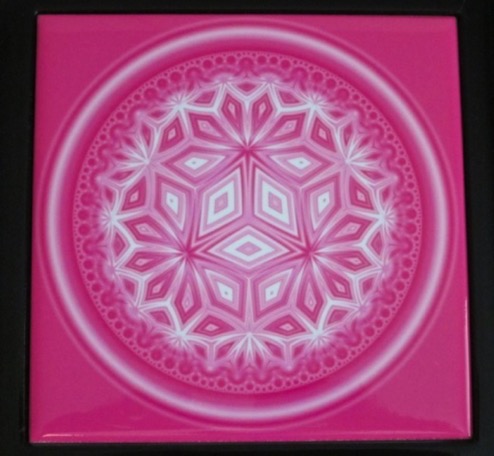 We called this tile Scillia Pink because it resembles the flowers. It is one that printed exceptionally well. Gingezel at Zazzle.